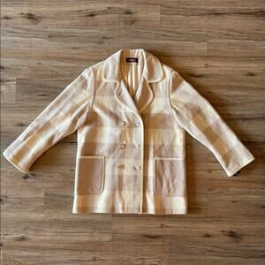 Vintage Alorna Peacoat Cream & White Size 14 NWT
